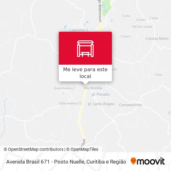 Avenida Brasil 671 - Posto Nuelle mapa