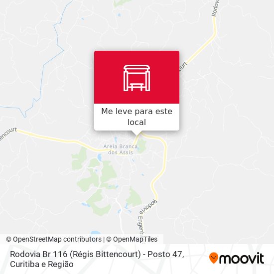 Rodovia Br 116 (Régis Bittencourt) - Posto 47 mapa