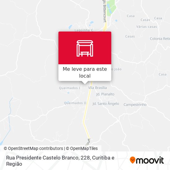 Rua Presidente Castelo Branco, 228 mapa