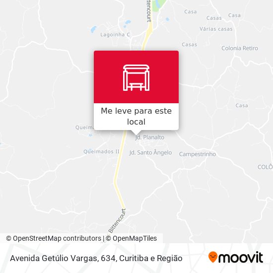 Avenida Getúlio Vargas, 634 mapa