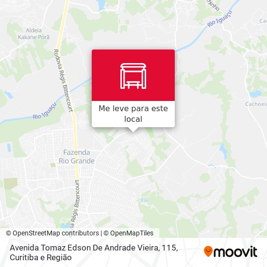 Avenida Tomaz Edson De Andrade Vieira, 115 mapa