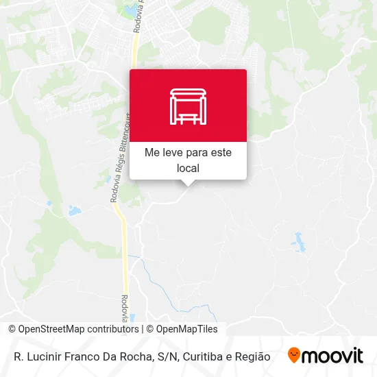 R. Lucinir Franco Da Rocha, S / N mapa