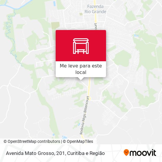 Avenida Mato Grosso, 201 mapa
