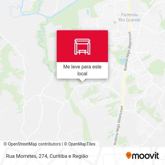 Rua Morretes, 274 mapa