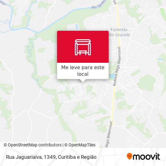 Rua Jaguariaíva, 1349 mapa