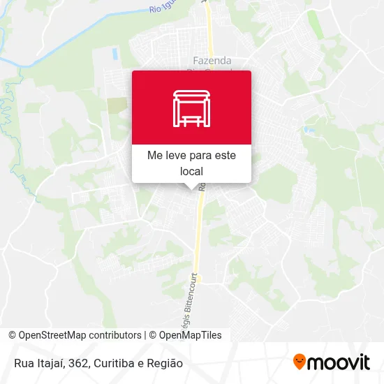 Rua Itajaí, 362 mapa