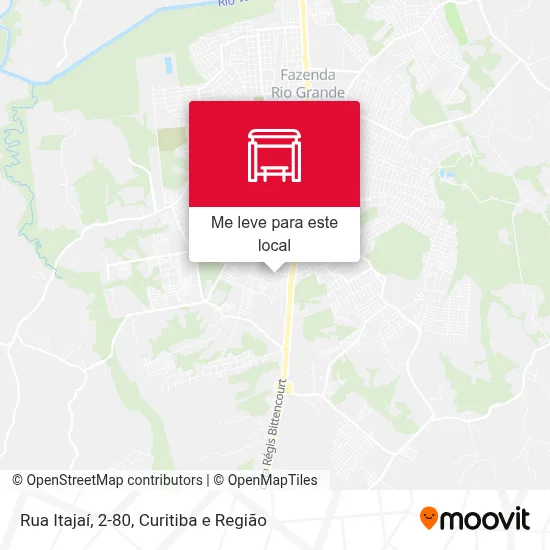 Rua Itajaí, 2-80 mapa