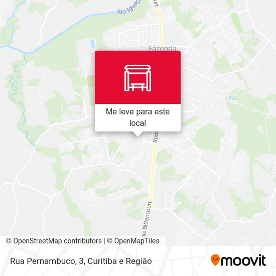 Rua Pernambuco, 3 mapa