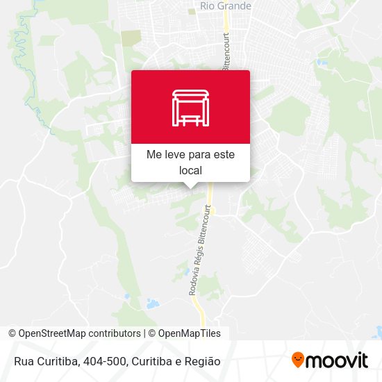 Rua Curitiba, 404-500 mapa