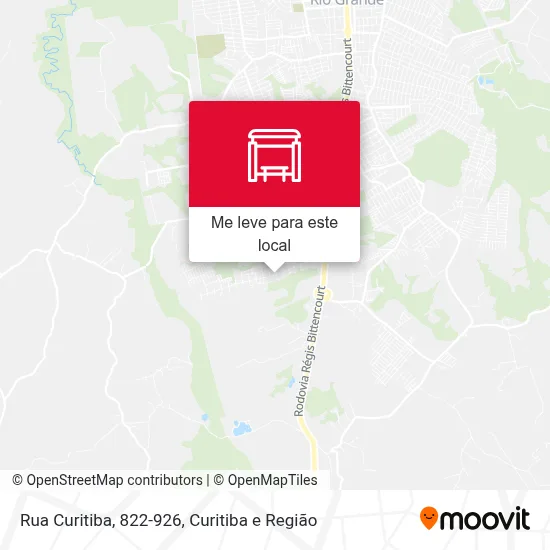 Rua Curitiba, 822-926 mapa