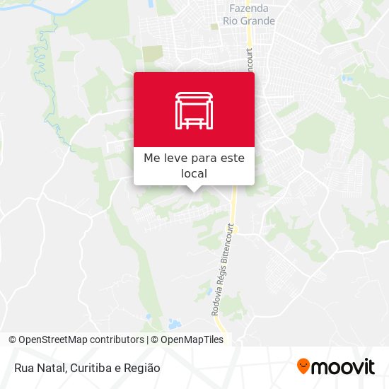 Rua Natal mapa