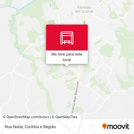 Rua Natal mapa