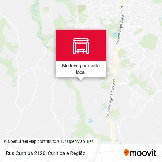 Rua Curitiba 2120 mapa