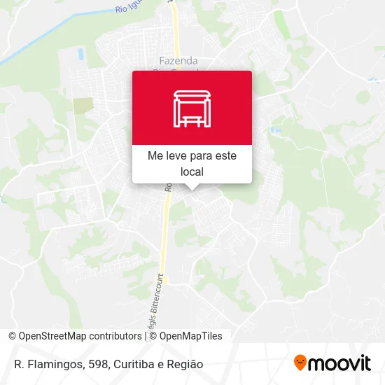 R. Flamingos, 598 mapa