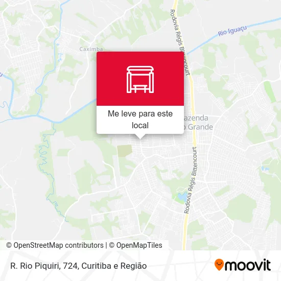 R. Rio Piquiri, 724 mapa