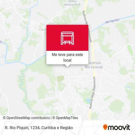 R. Rio Piquiri, 1234 mapa