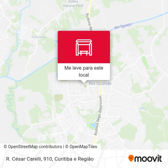 R. César Carelli, 910 mapa