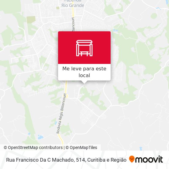 Rua Francisco Da C Machado, 514 mapa