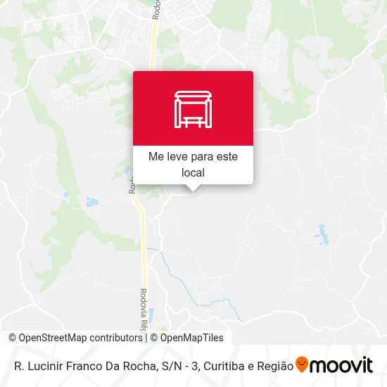 R. Lucinir Franco Da Rocha, S / N - 3 mapa