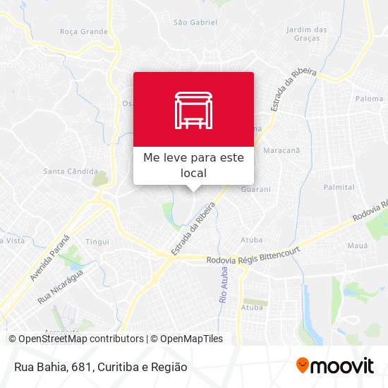 Rua Bahia, 681 mapa