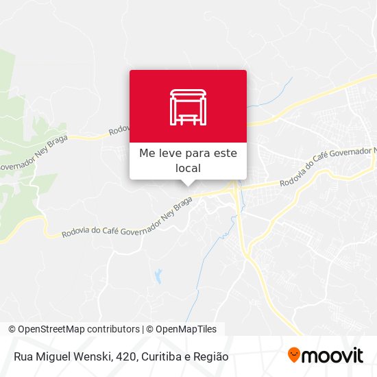Rua Miguel Wenski, 420 mapa