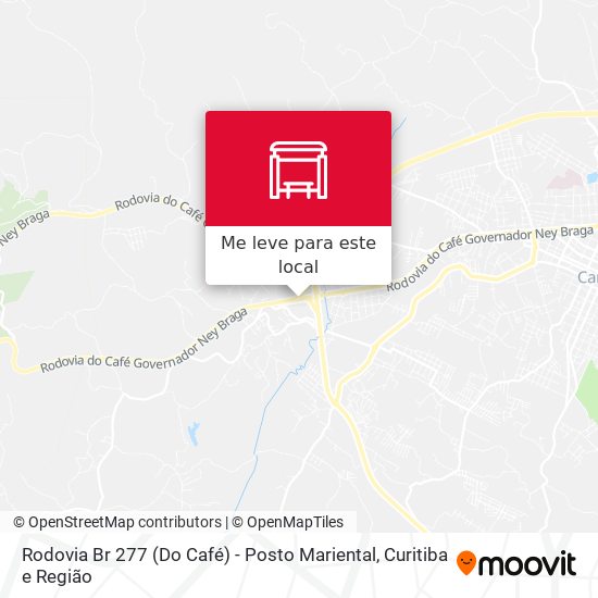Rodovia Br 277 (Do Café) - Posto Mariental mapa