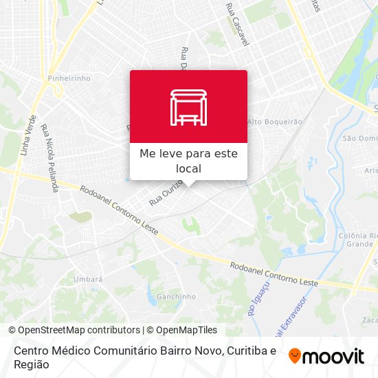Centro Médico Comunitário Bairro Novo mapa