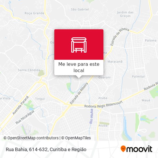 Rua Bahia, 614-632 mapa