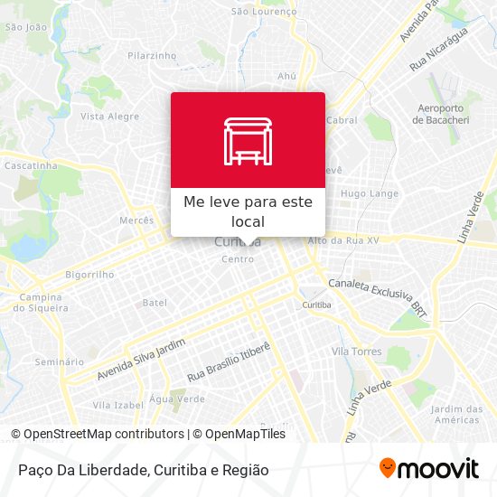 Paço Da Liberdade mapa