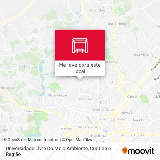 Universidade Livre Do Meio Ambiente mapa