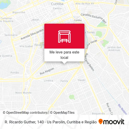 R. Ricardo Guther, 140 - Us Parolin mapa