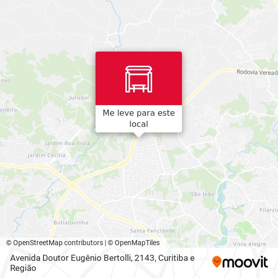 Avenida Doutor Eugênio Bertolli, 2143 mapa