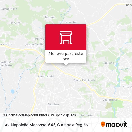 Av. Napoleão Manosso, 645 mapa