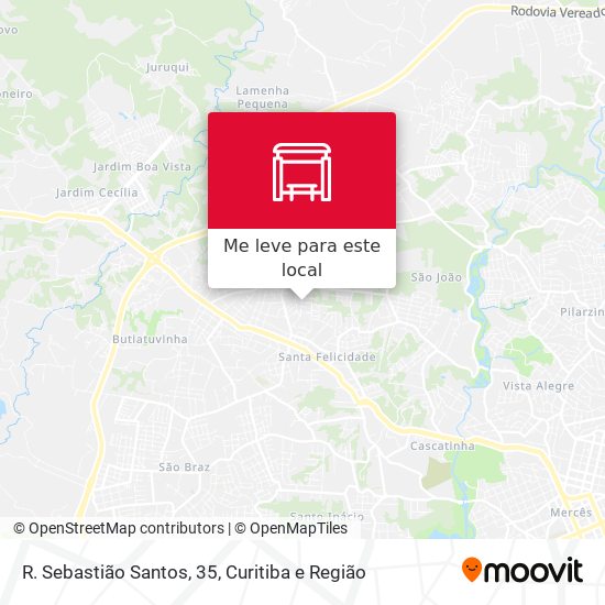 R. Sebastião Santos, 35 mapa