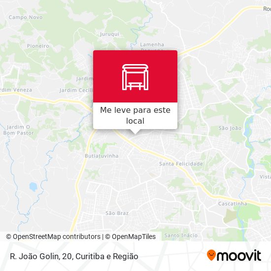 R. João Golin, 20 mapa