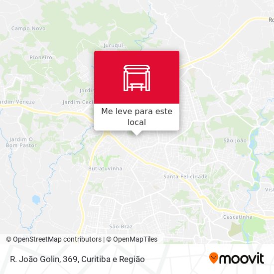 R. João Golin, 369 mapa