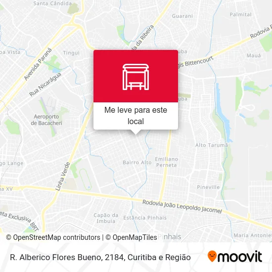 R. Alberico Flores Bueno, 2184 mapa