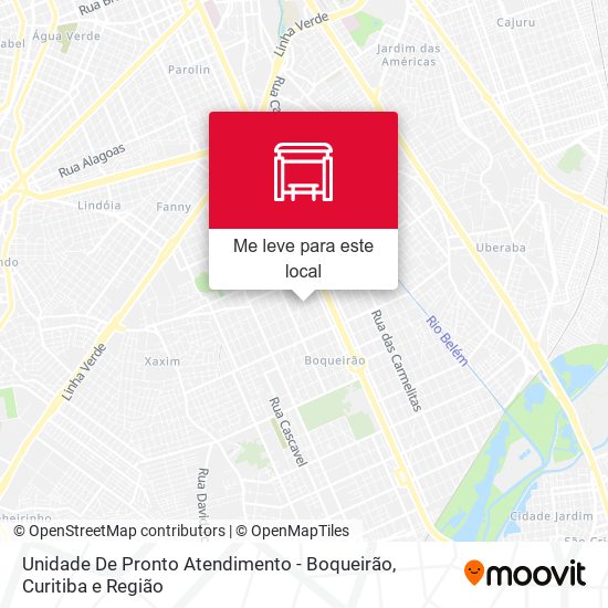 Unidade De Pronto Atendimento - Boqueirão mapa