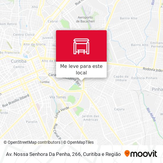 Av. Nossa Senhora Da Penha, 266 mapa
