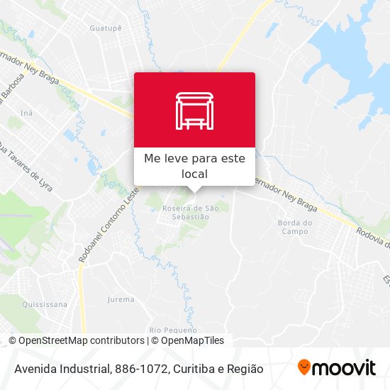 Avenida Industrial, 886-1072 mapa