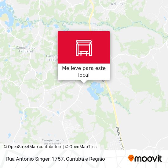 Rua Antonio Singer, 1757 mapa
