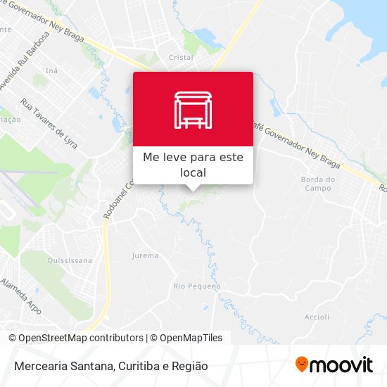 Mercearia Santana mapa