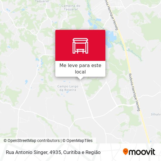 Rua Antonio Singer, 4935 mapa