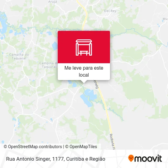 Rua Antonio Singer, 1177 mapa