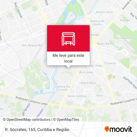 R. Sócrates, 165 mapa
