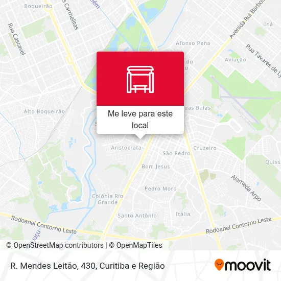 R. Mendes Leitão, 430 mapa