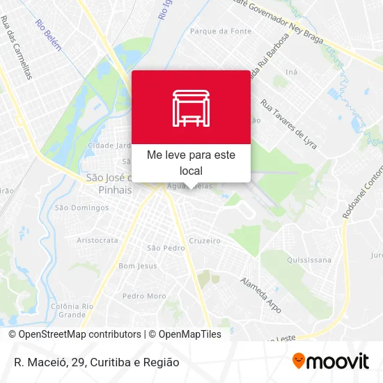 R. Maceió, 29 mapa