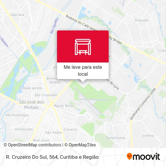 R. Cruzeiro Do Sul, 564 mapa