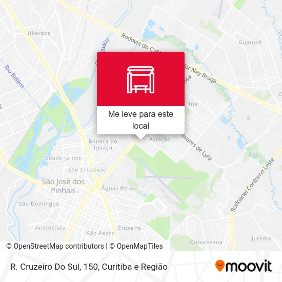 R. Cruzeiro Do Sul, 150 mapa