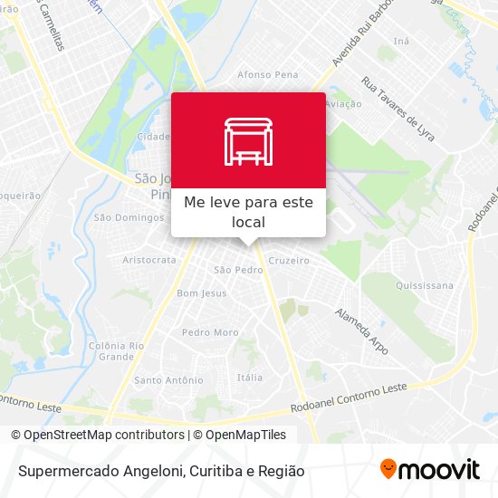 Supermercado Angeloni mapa